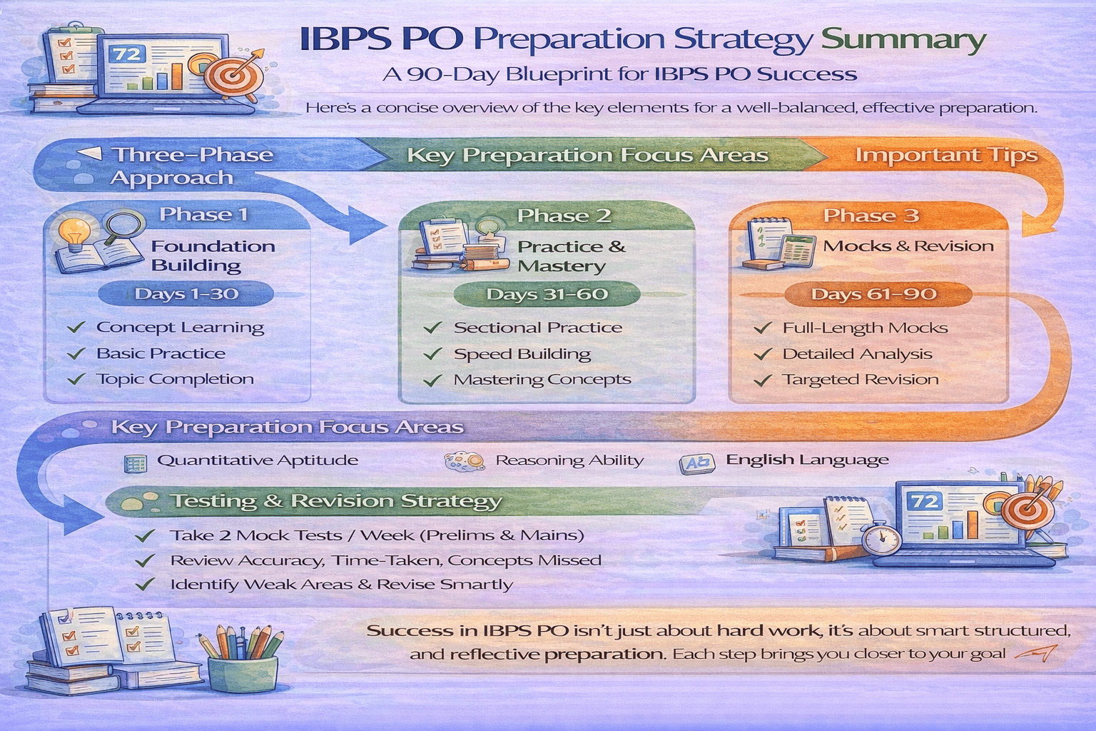 A 90-Day Blueprint for IBPS PO Success